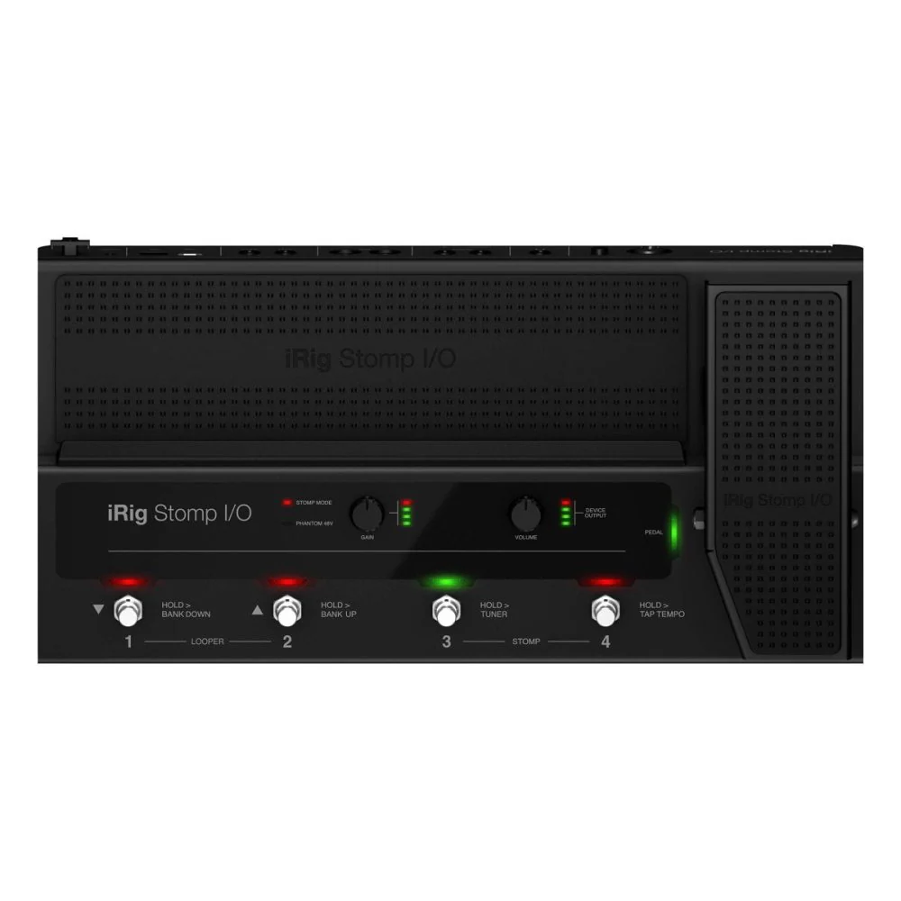 IK Multimedia iRig Stomp I/O BUNDLE w/ Amplitube 5 SE &  USB Pedalboard Controller /Audio Interface - Image 3