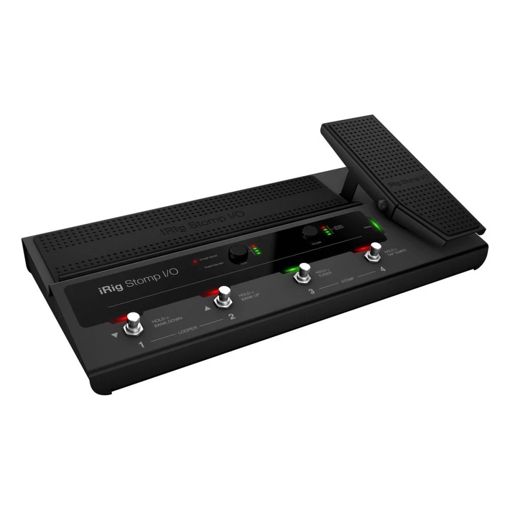 IK Multimedia iRig Stomp I/O BUNDLE w/ Amplitube 5 SE &  USB Pedalboard Controller /Audio Interface - Image 4