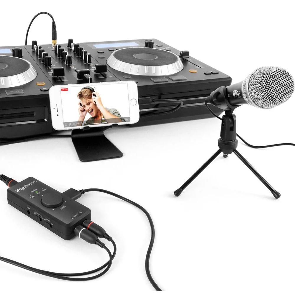 IK Multimedia iRig STREAM Streaming Audio Interface for iOS, Android, Mac, and PC - Image 9