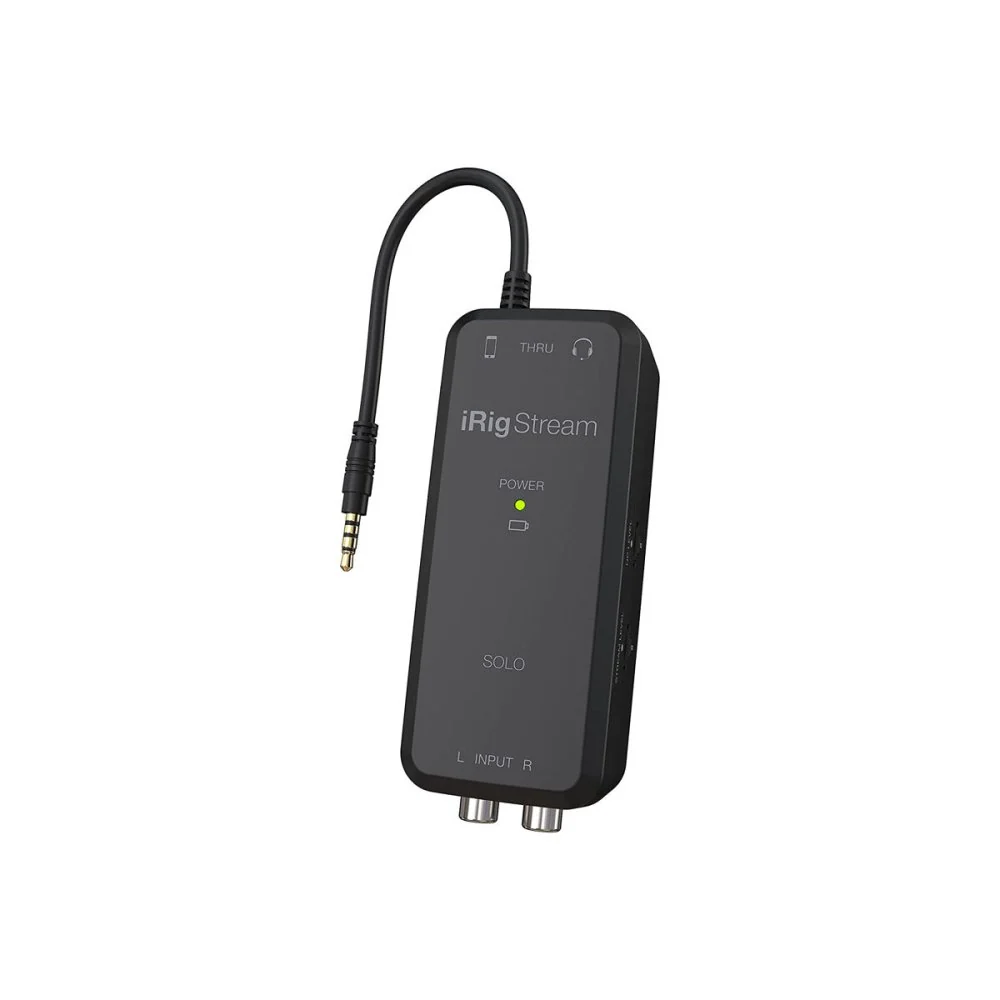 IK Multimedia iRig Stream SOLO Streaming Audio Interface For iPhone, iPad, Android, Mac/PC - Image 3