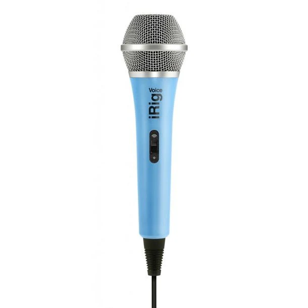 IK Multimedia iRig Voice Handheld Microphone Blue - Image 3