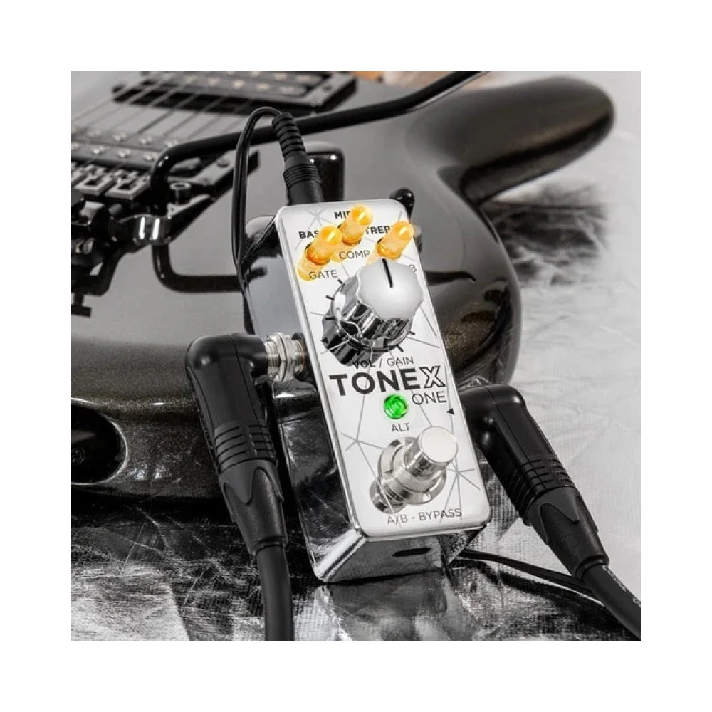 IK Multimedia TONEX ONE Chrome Joe Satriani Limited Edition AI Modelling Amp & Effects Pedal - Image 2