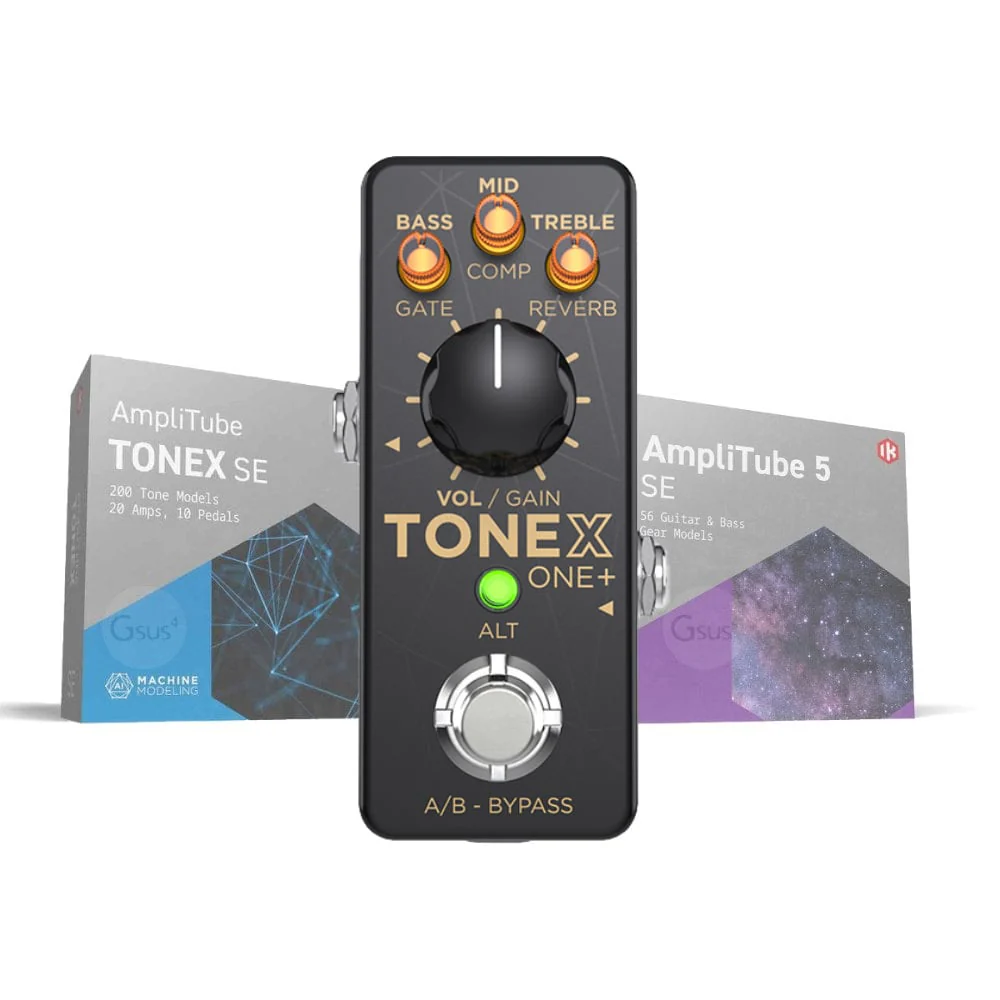 IK Multimedia TONEX ONE+ PLUS w/ MIDI & Wireless Control AI Modelling Amp & Effects Pedal PRE-ORDER (Ships in July)