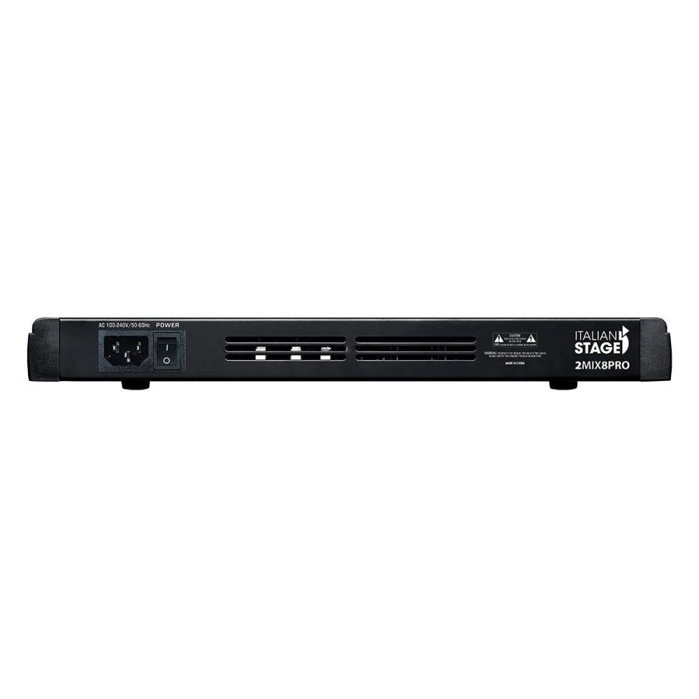 Italian Stage IS2MIX8PRO 8Ch AUDIO MIXER w/ DSP FX, USB & Bluetooth Interface - Image 3