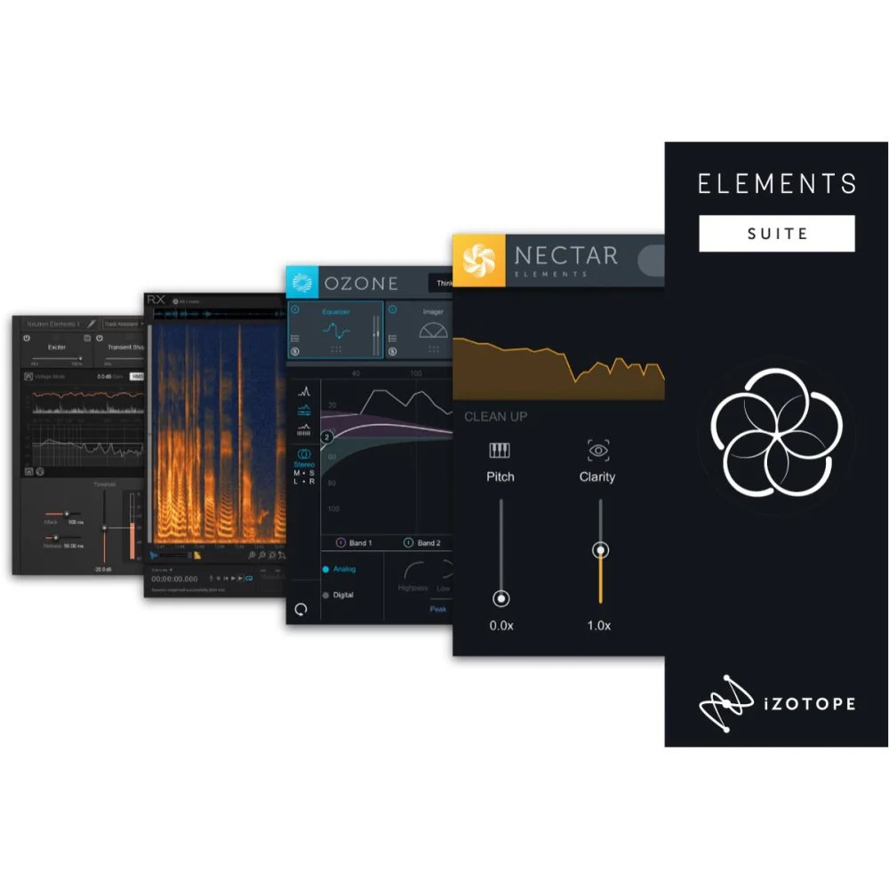 iZotope AU Elements Suite V12 Ozone, Neutron, RX & Nectar Element Bundle - Image 3