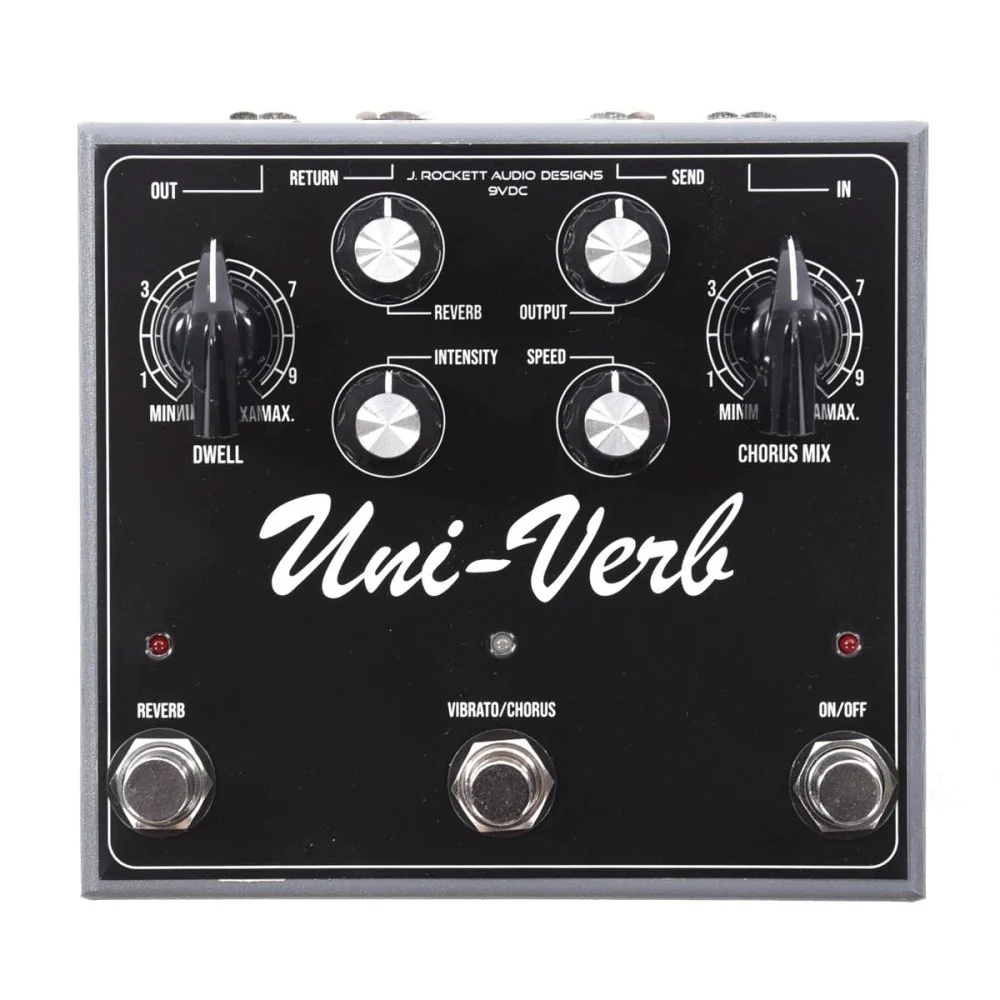 J Rockett UNIVERB Full Analog Chorus & Vibrato Reverb Pedal