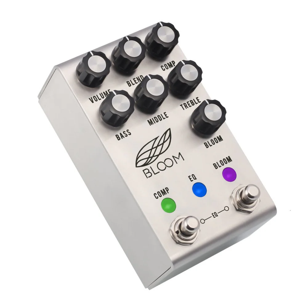 Jackson Audio BLOOM V2 MIDI SILVER Compressor, EQ, Boost & Bloom w/ MIDI Switch - Image 3