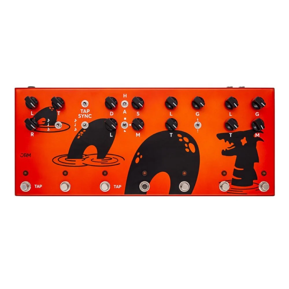 JAM Pedals Koch Ness Monster Greg Koch's Signature 4-In-1 Multi Effects Pedal - Image 3