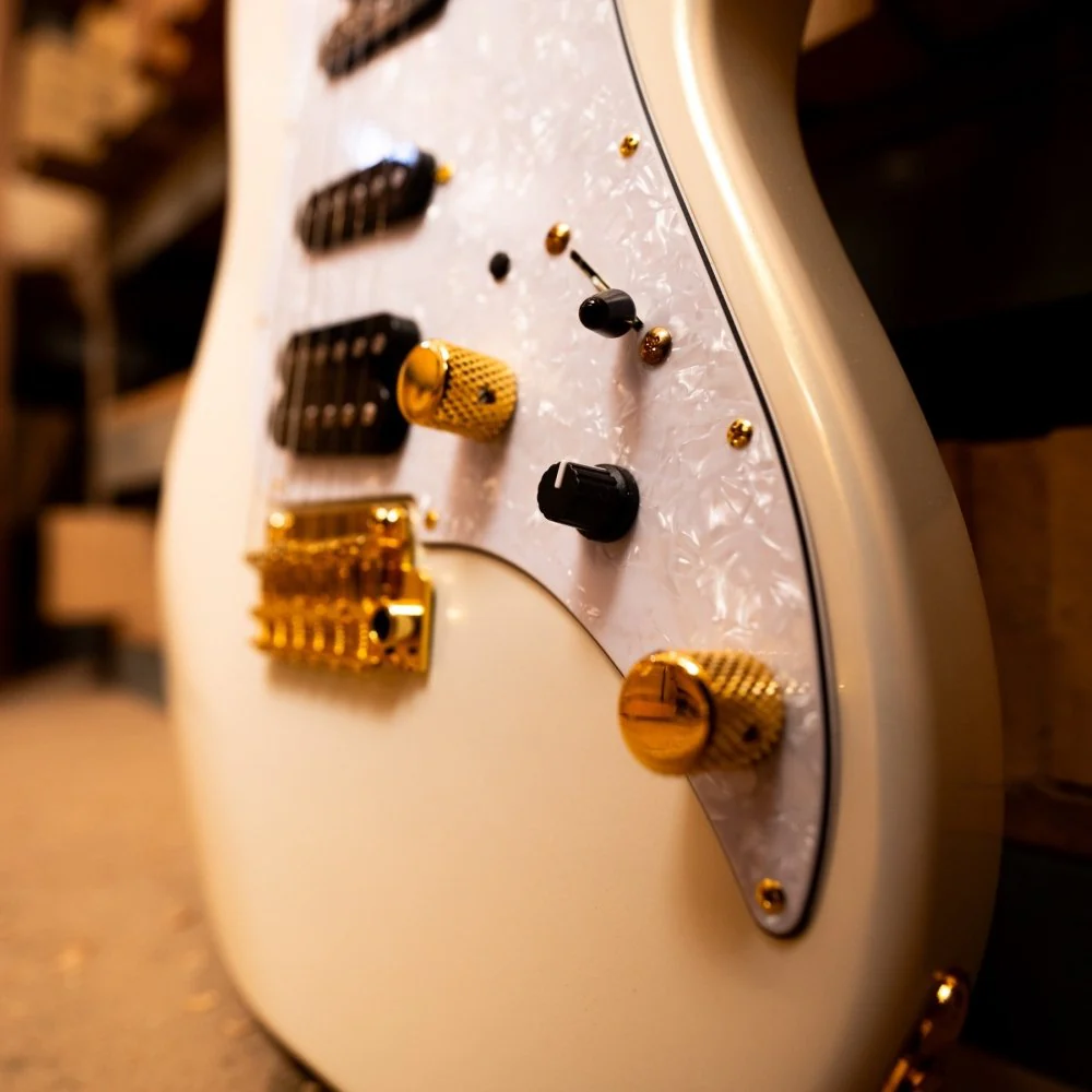 James Tyler JTG-MK1 Modern HSS Axe White Pearl - Image 3