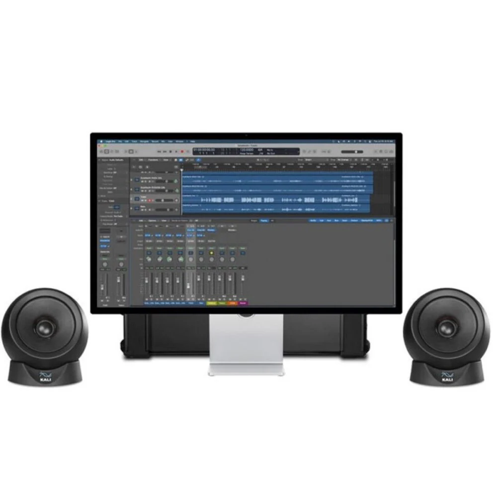 Kali Audio IN-UNF Ultra-Nearfield Studio Monitor System Coaxial Satellites w/ 4.5" Powered Sub Woofer Unit - Image 3
