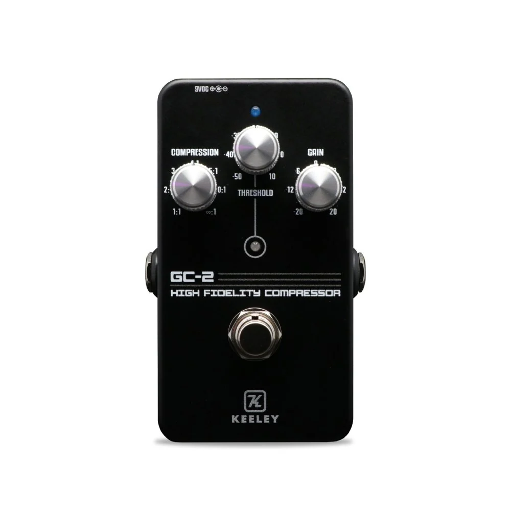 Keeley GC-2 Limiting Amplifier Compressor Pedal CHROMALUX Limited Edition