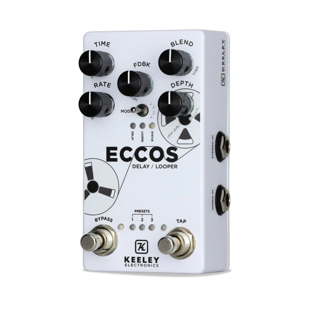 Keeley ECCOS Delay & Looper Ture Stereo Neo Vintage - Image 3