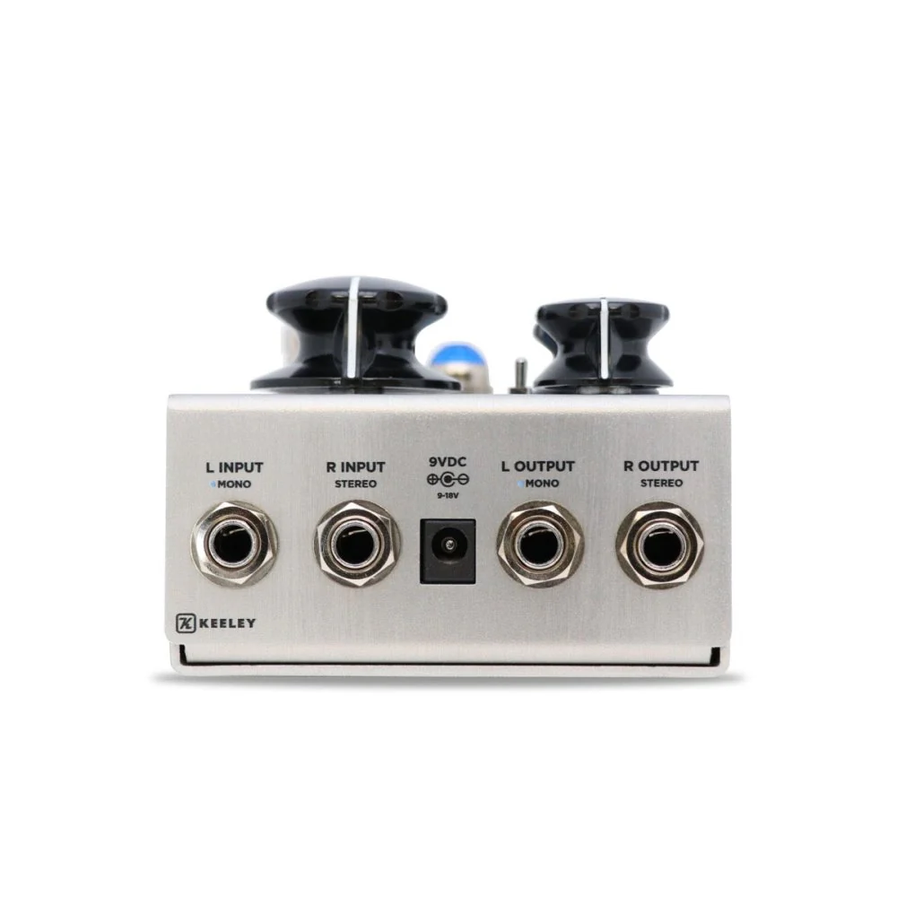 Keeley ZOMA Stereo Reverb & Tremolo w/ Order Switch & Buffered Trail Silver - Image 4