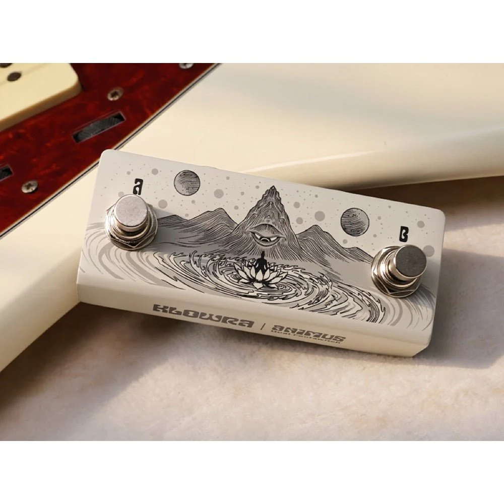 Klowra ANIMUS Horizontal Universal Dual Momentary Footswitch w/ TRS Map Toggle Switch - Image 5