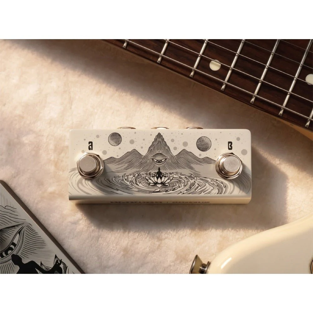 Klowra ANIMUS Horizontal Universal Dual Momentary Footswitch w/ TRS Map Toggle Switch - Image 8