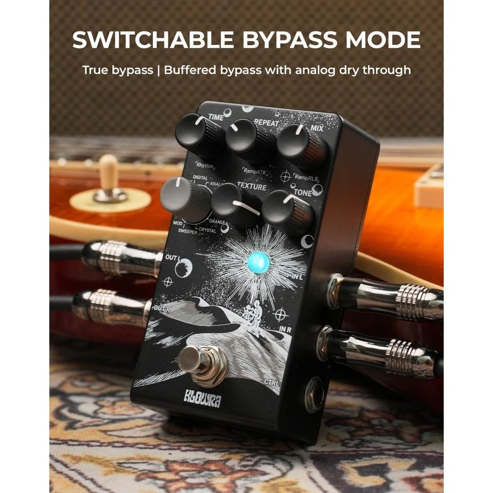 Klowra EVERLAST 9-Mode Stereo Delay w/ Studio-Grade 32-Bit DSP - Image 5