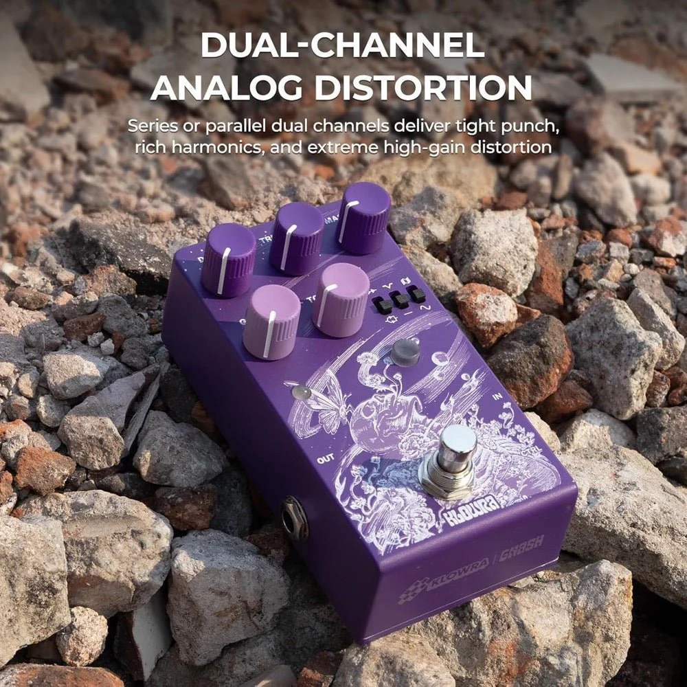 Klowra GNASH Analog Dual-Channel Distortion w/ Built-in Wavefolder - Image 3
