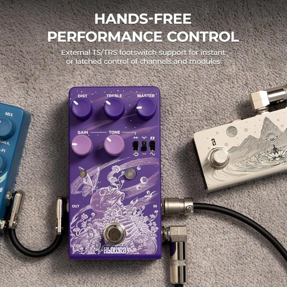 Klowra GNASH Analog Dual-Channel Distortion w/ Built-in Wavefolder - Image 6