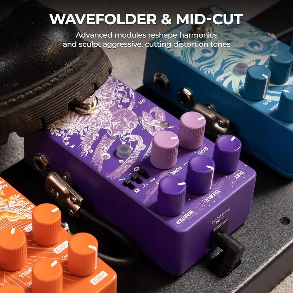 Klowra GNASH Analog Dual-Channel Distortion w/ Built-in Wavefolder - Image 7