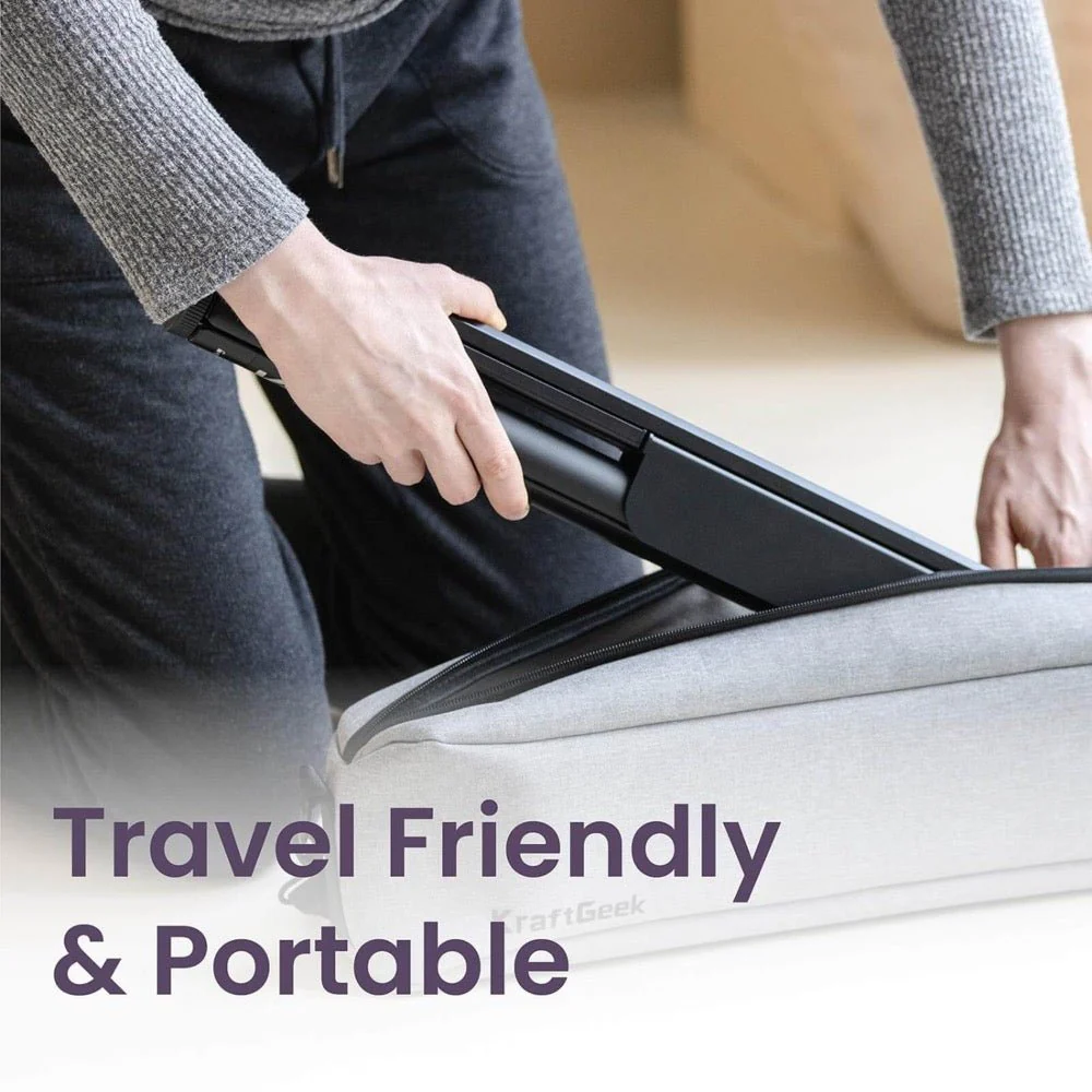 KraftGeek Capsule Foldable Music Stand Combo Pack Stand, Carry Bag, Stand Light & iPad Tablet Mount - Image 11