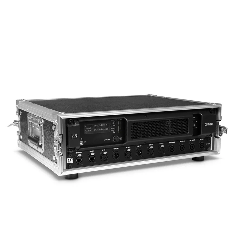 LD Systems DSK44K RACK 4-Channel Dante DSP Power Amp Patchbay in 19" Rack Case - Image 5