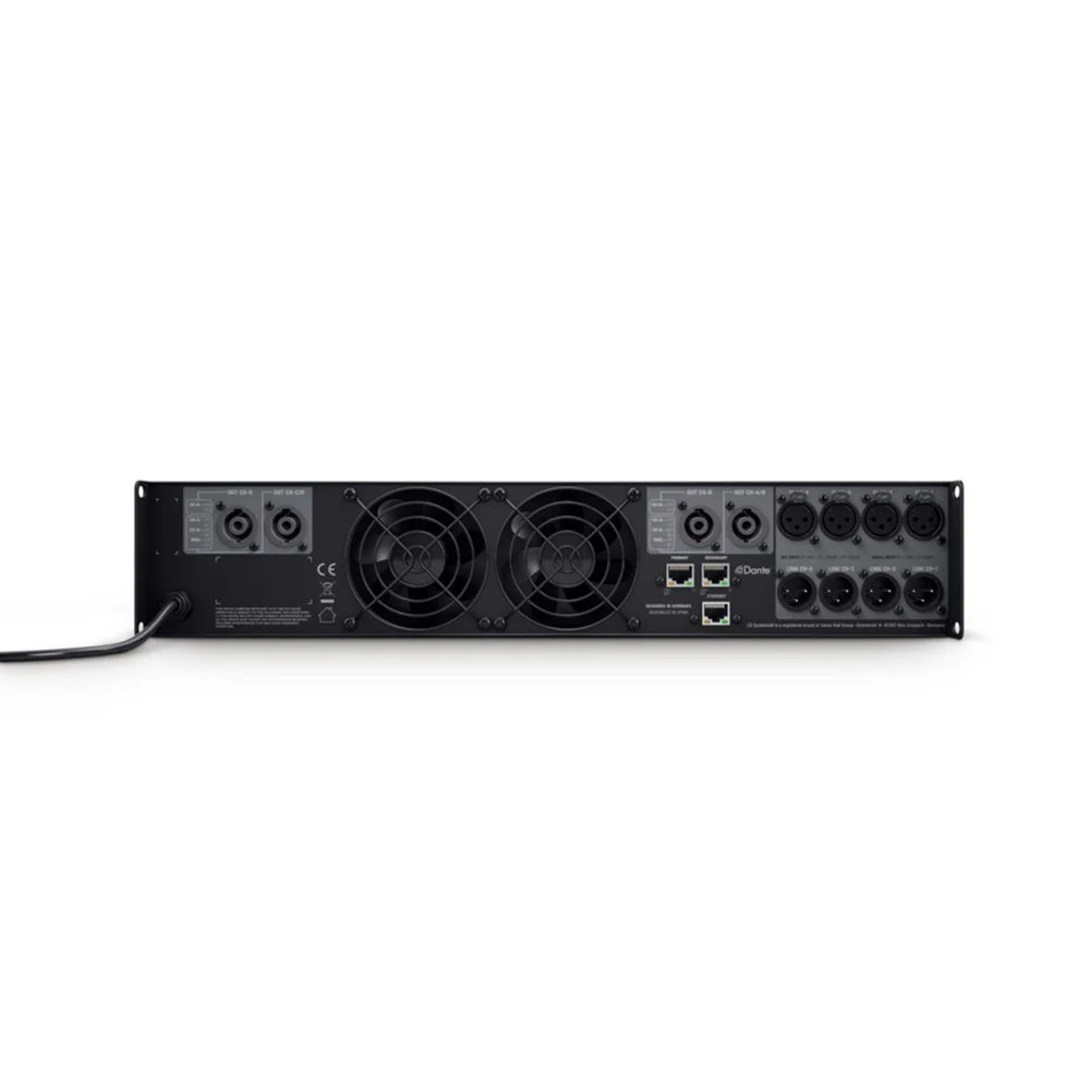 LD Systems DSP44K 4-Channel DSP Power Amplifier with Dante - Image 5