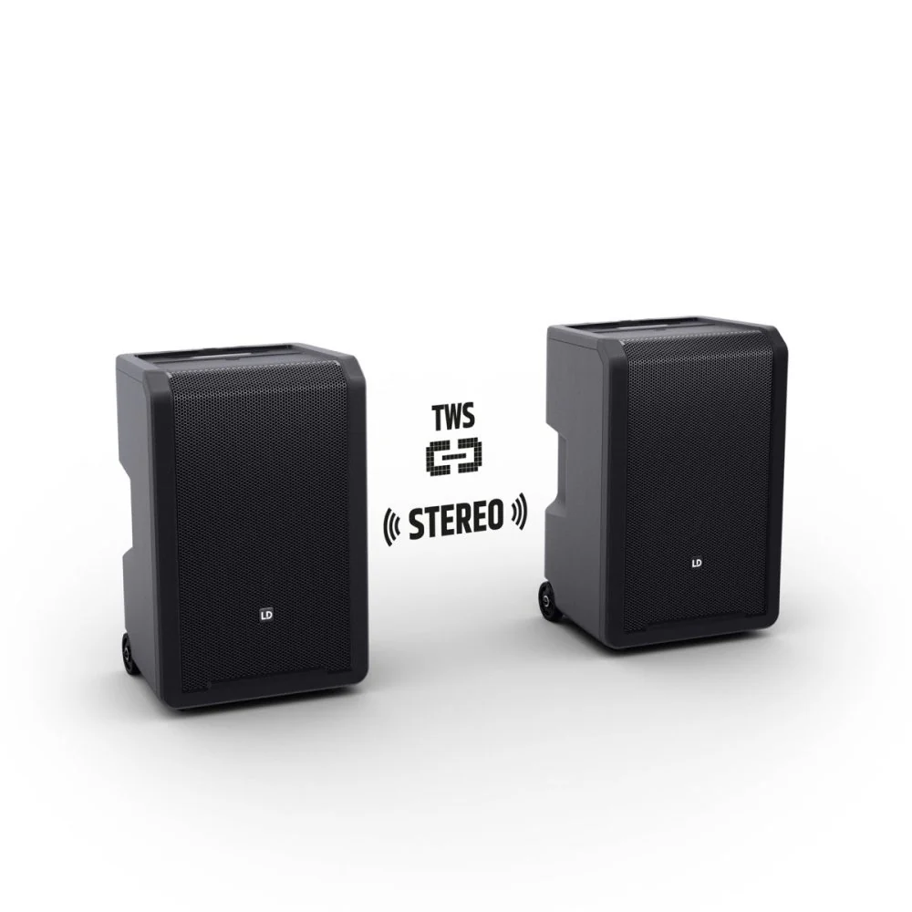 LD Systems ANNY 10 HHD 10" Battery-Powered PA Speaker + 1x Wireless Handheld Mic w/ Bluetooth & Built-in Mixer - Image 18