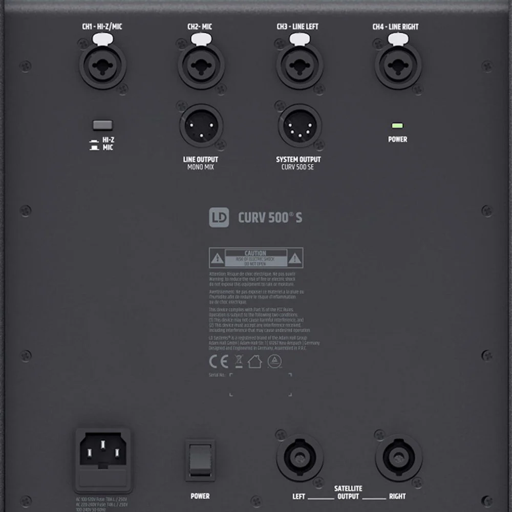 LD Systems CURV 500 AVS 380W Portable Array System AV Set - Image 4