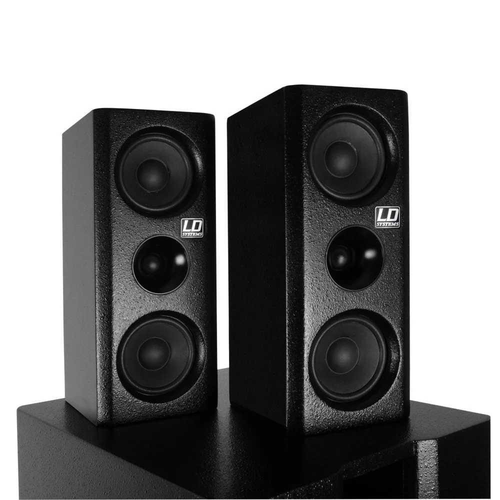LD Systems DAVE 8 XS Compact Active PA System Black - Image 3