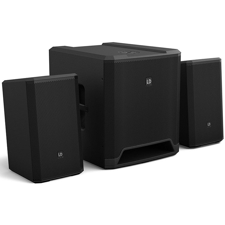 LD Systems DAVE 12 G4X Compact Powered 12" Sub w/ Dual 6.5" Satellites - Image 5