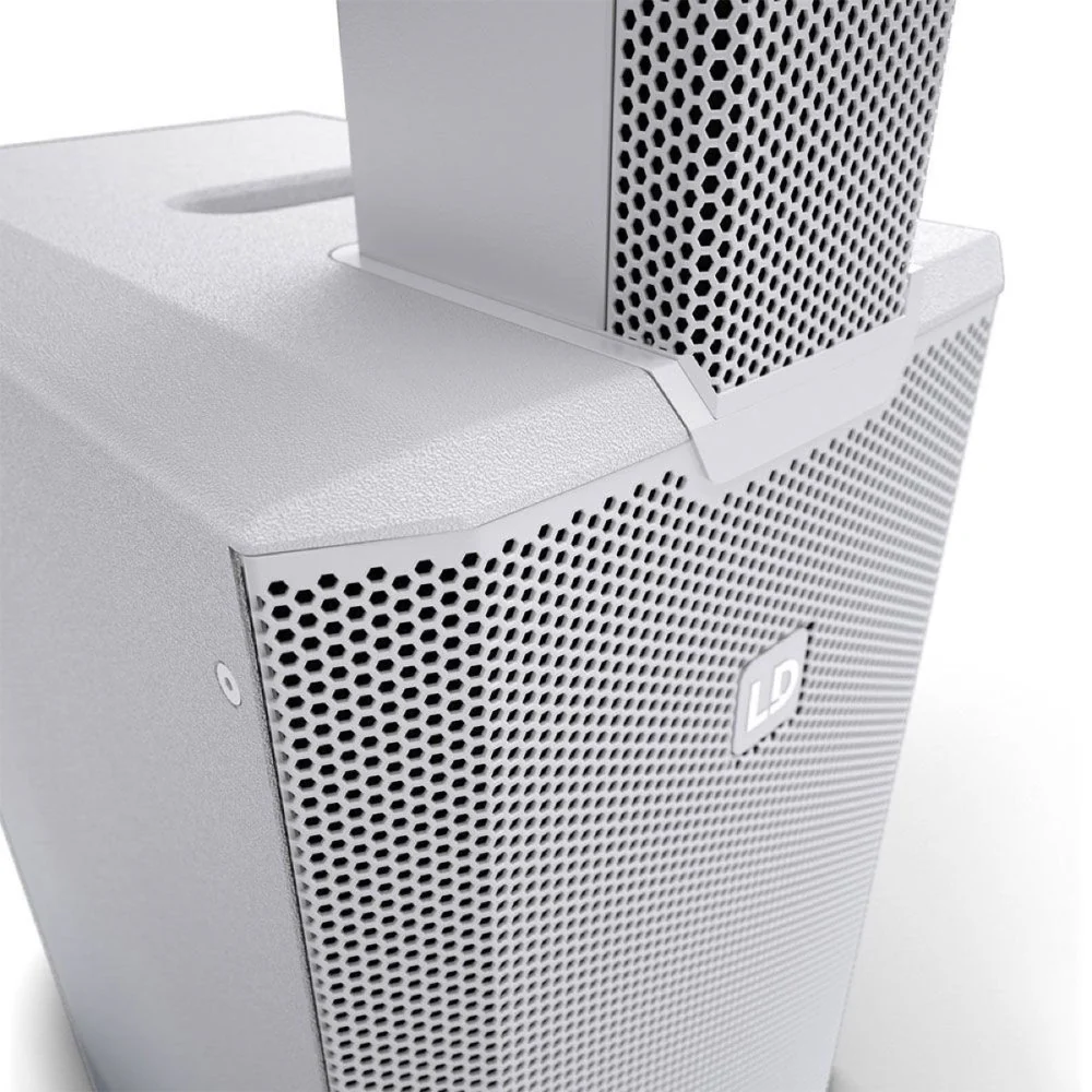 LD Systems MAUI 11 G3 MIX 1460W Column PA Speaker w/ Built-in 6CH Digital Mixer & DSP White - Image 5