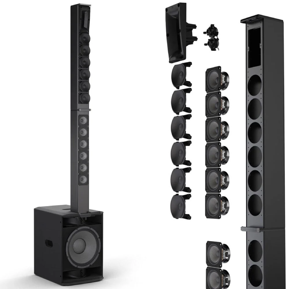 LD Systems MAUI 28 G3 MIX 2060W Column PA Speaker w/ Built-in 6CH Digital Mixer & DSP Black - Image 6