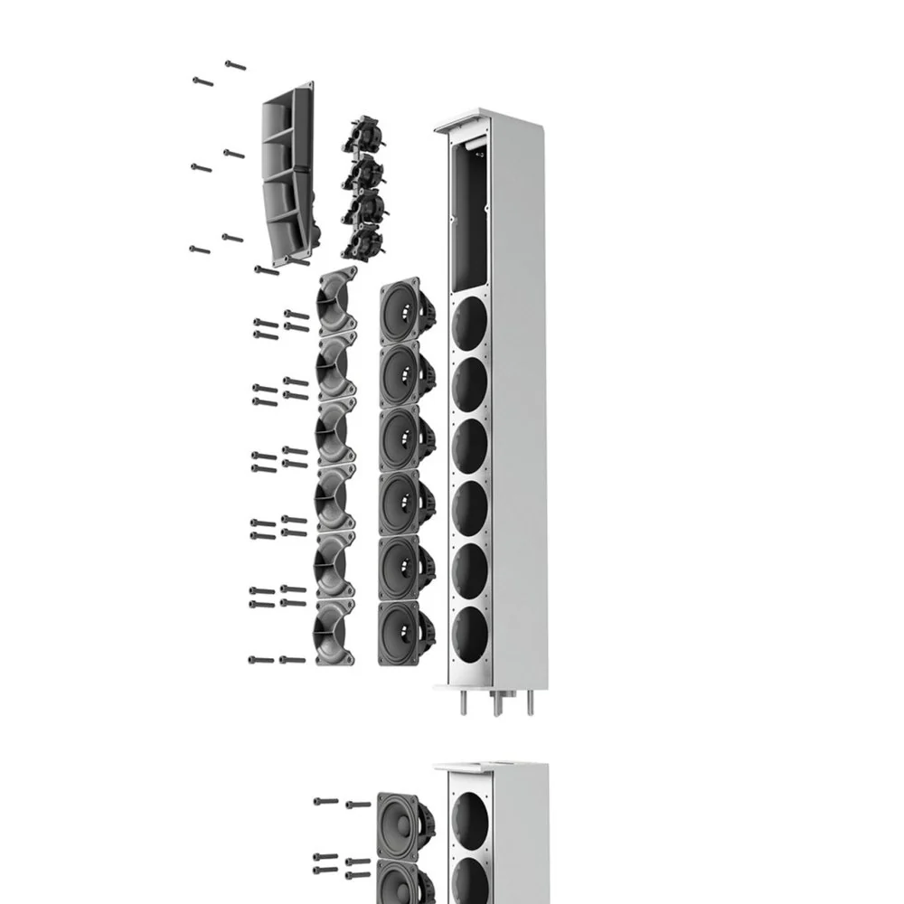 LD Systems MAUI 44 G2 3000W Column PA Speker White - Image 3