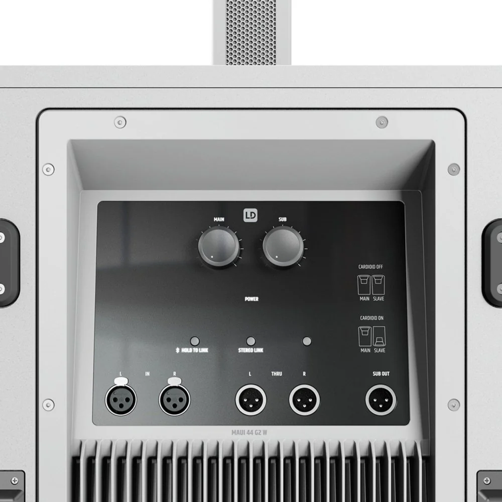 LD Systems MAUI 44 G2 3000W Column PA Speker White - Image 5