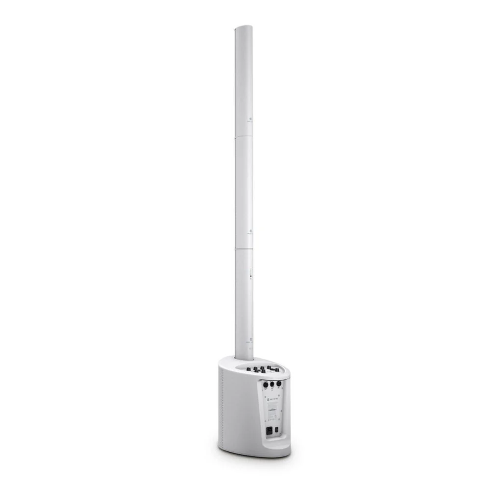 LD Systems MAUI 5 GO 100 Battery Powered Portable Column PA System w/ Built-in Mixer & Bluetooth White - Image 4