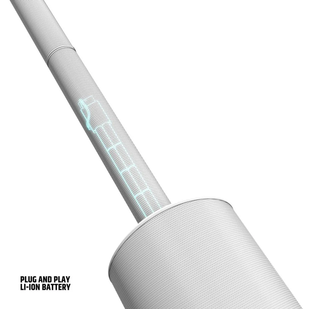 LD Systems MAUI 5 GO 100 Battery Powered Portable Column PA System w/ Built-in Mixer & Bluetooth White - Image 5