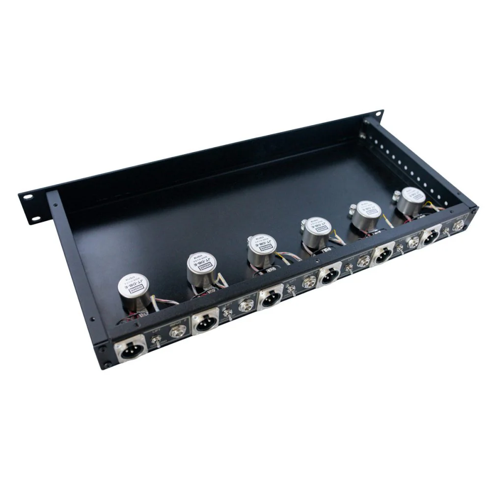 Pinstripe Pedals LE-6 Six Channel DI Rack w/ Jensen Transformers - Image 4