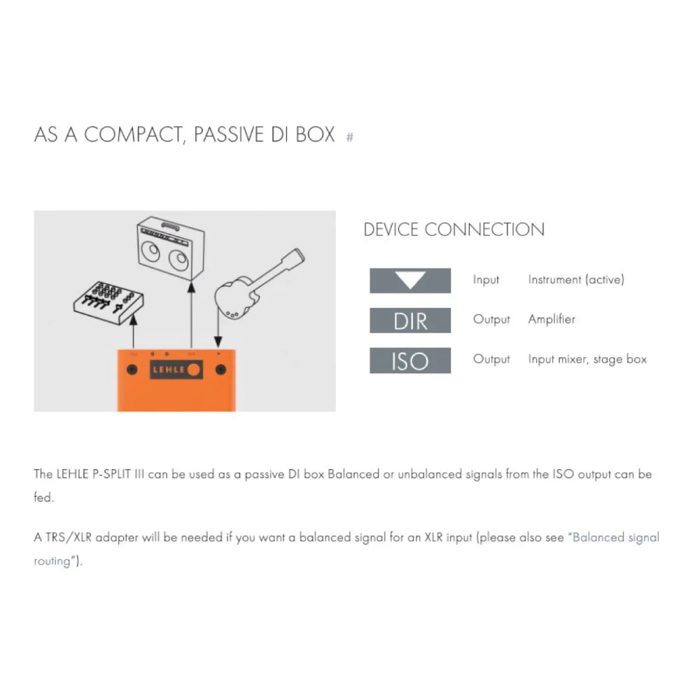 Lehle P-Split III Transformer Isolated Passive Output Splitter (1x Input & 2x Output) - Image 16