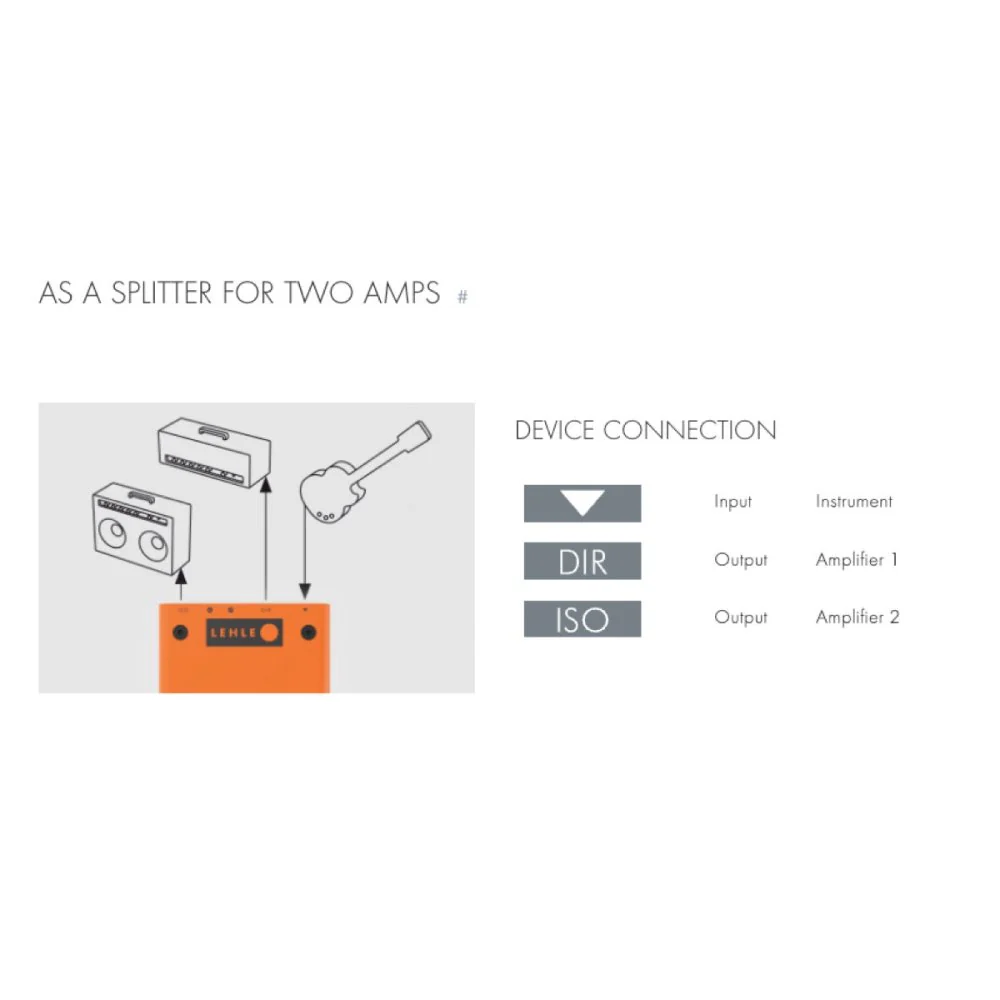 Lehle P-Split III Transformer Isolated Passive Output Splitter (1x Input & 2x Output) - Image 18