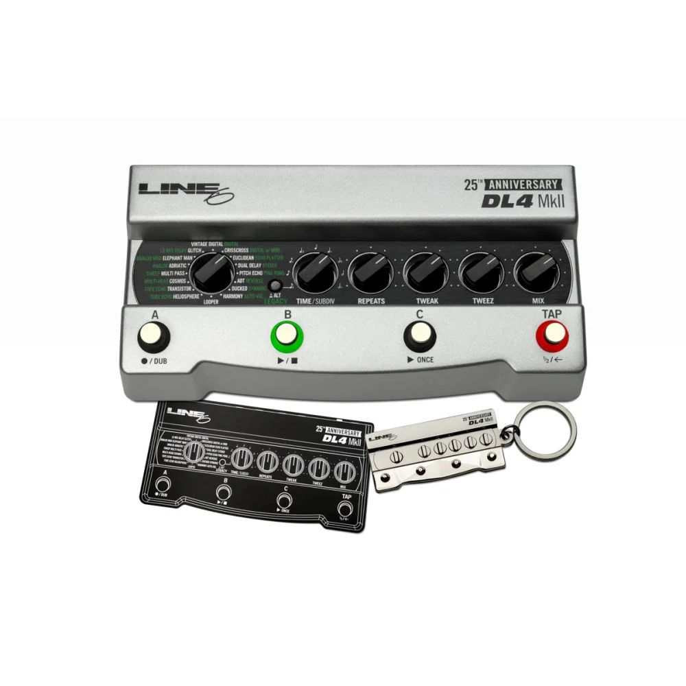 Line 6 DL4 MK2 25th Anniversary Silver Limited Edition Advanced Delay Modeller