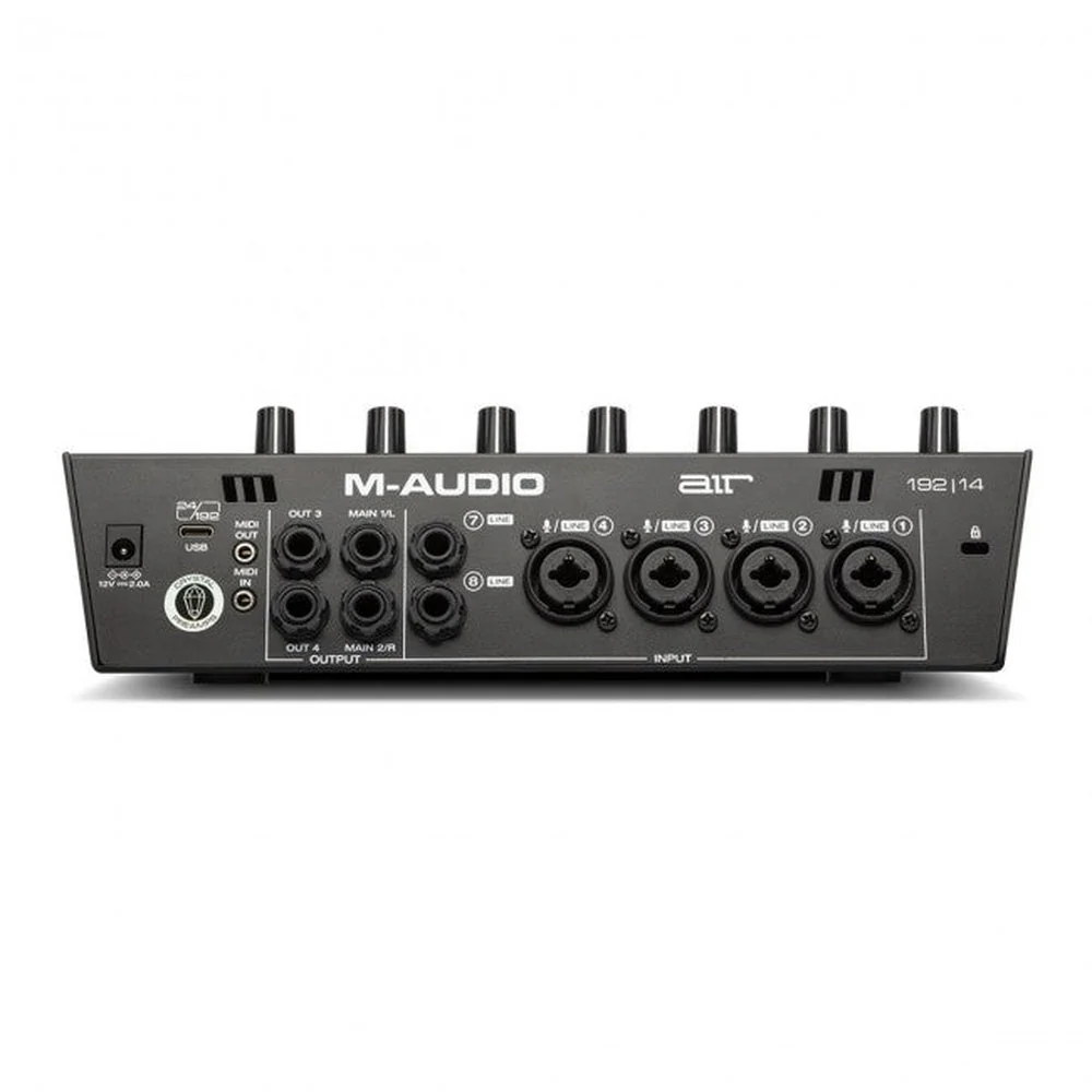 M-Audio AIR 192 14 USB Audio Interface 8-In/4-Out 24/192 Input/Output - Image 3