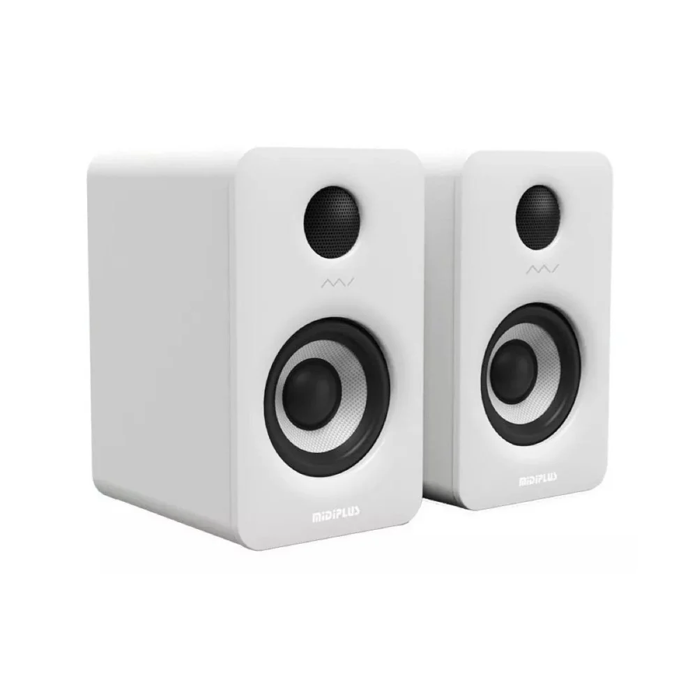 MIDIPLUS MI3 MK2 Nearfield Studio Monitors w/ Bluetooth PAIR White - Image 2