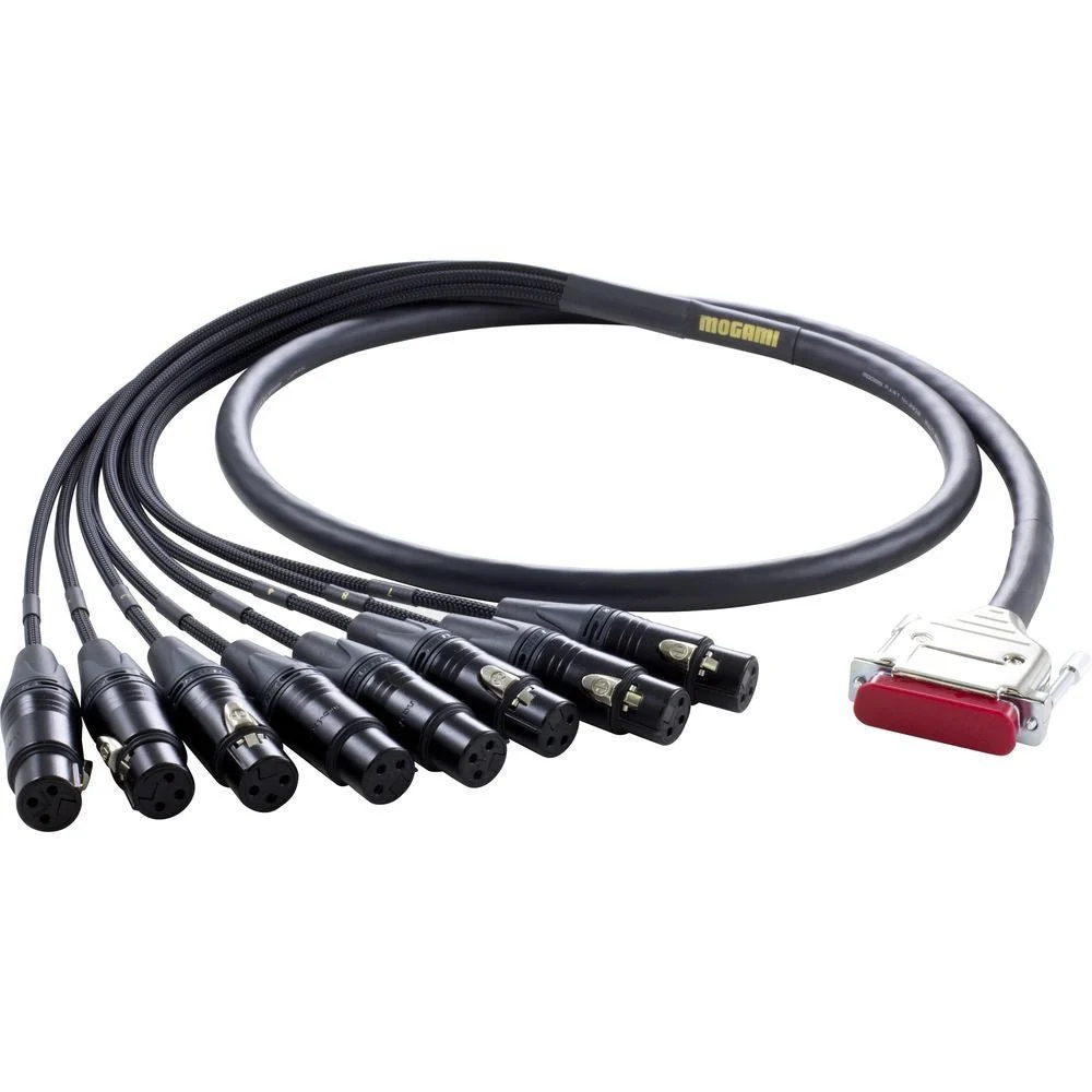 Mogami DB25 to 8 x XLRF Cable (15ft)