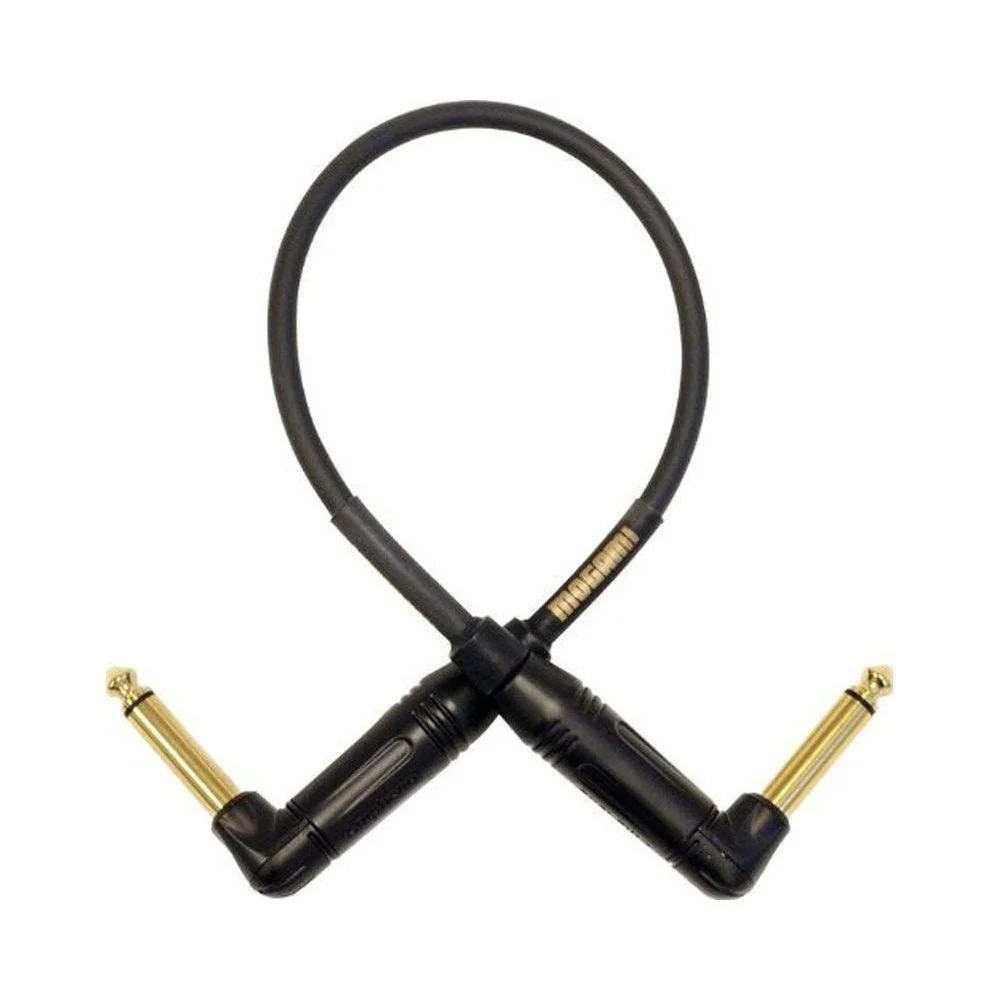 Mogami Gold Instrument Cable TS Right-Angle to Same (10")