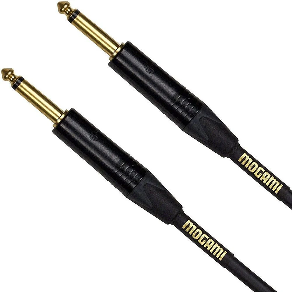 Mogami Gold Instrument Cable TS - TS (10ft) - Image 2