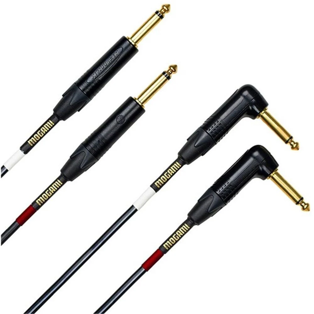 Mogami Gold Stereo Keyboard TS-TS Right-Angled Cable Set (15ft)