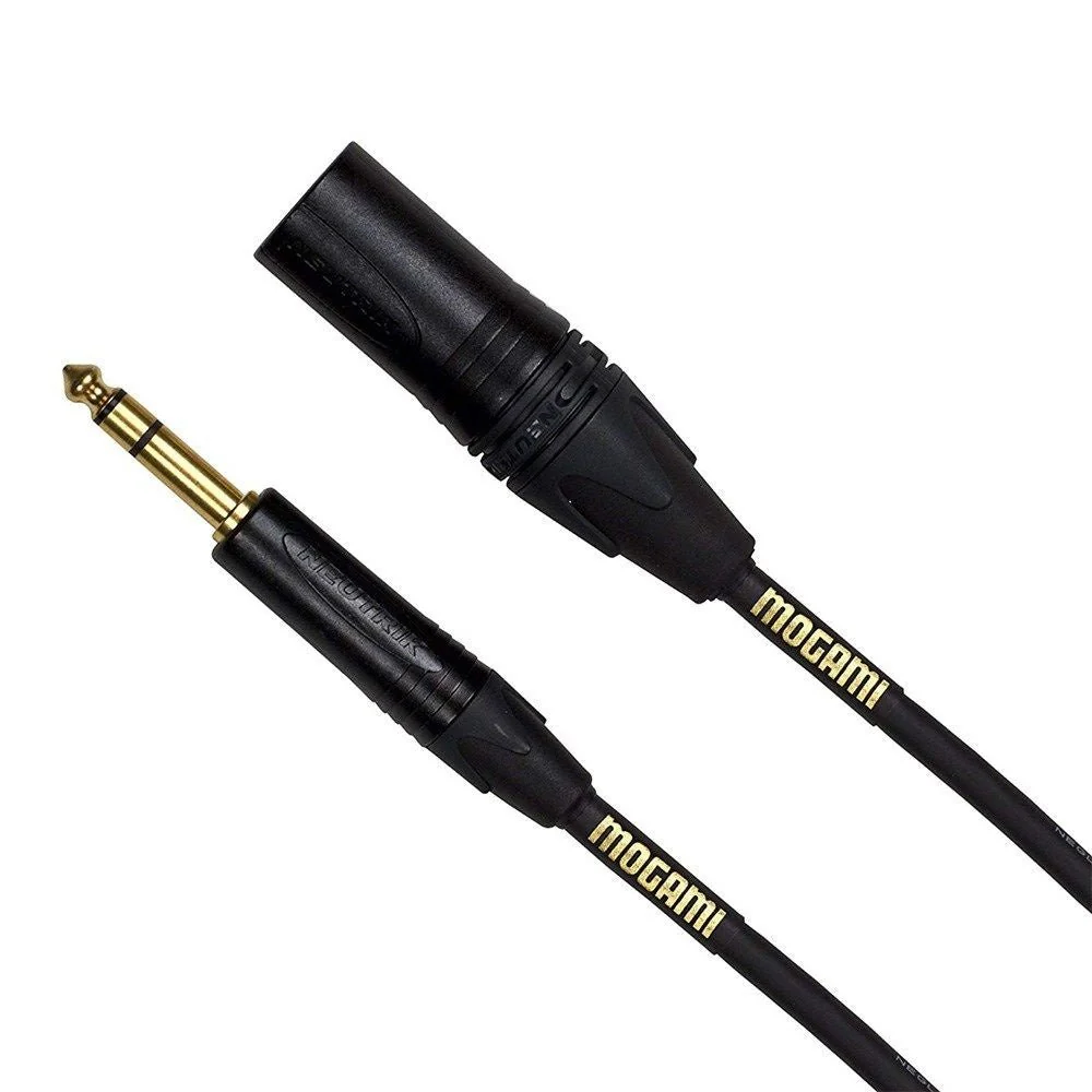 Mogami Gold TRS - XLR Male Balanced (25ft) Mono Cable