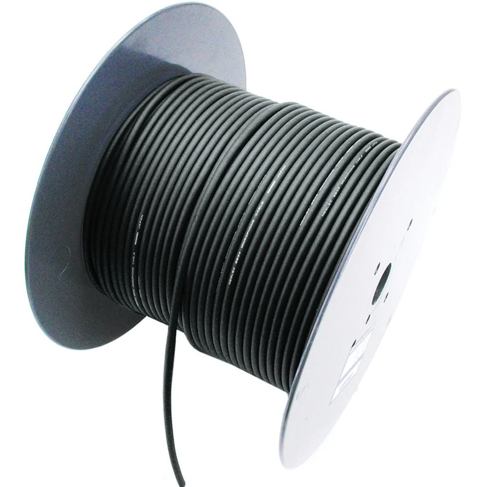 Mogami W2524 Black GOLD Hi Impedance Guitar & Audio Unbalanced Cable 6MM OD 200M Spool Max - Image 3