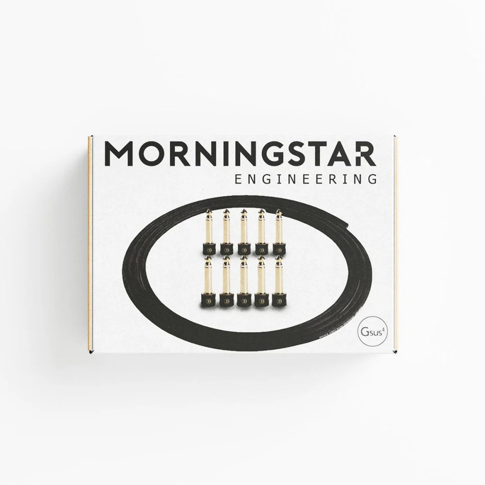 Morningstar 2-Way Solderless Kit 10 Pack 10x Plugs & 10FT Canare GS-4 Cables