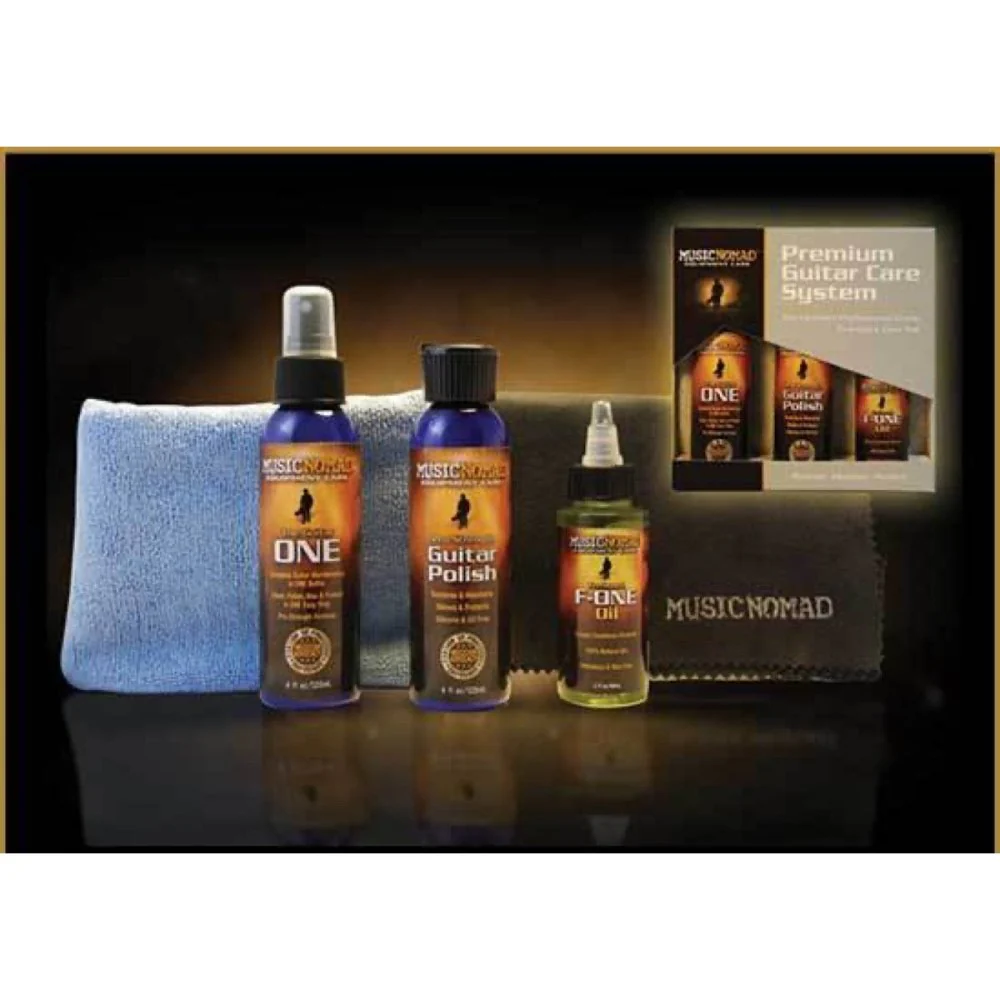 Music Nomad MN108 Premium Guitar Care Clean & Polish Kit 5 Piece - Image 2